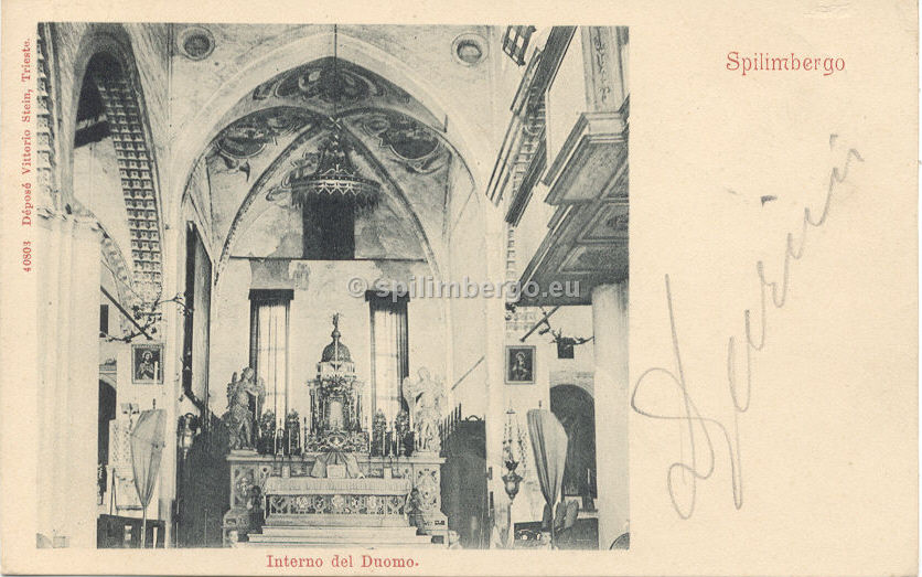 Spilimbergo, interno del Duomo 1903.jpg